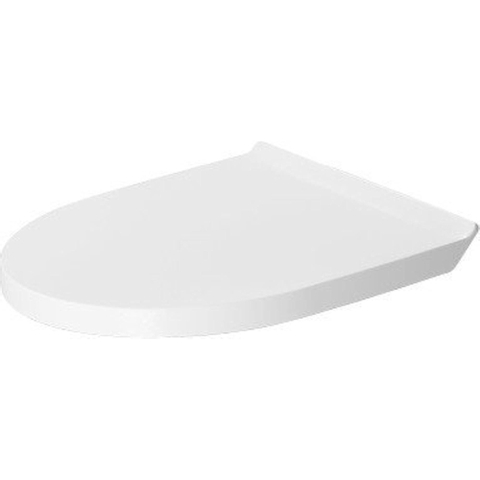 Duravit No.1 DuraStyle Basic WC-zitting - 37.3x43x4.3cm - kunststof - wit glanzend SW242800