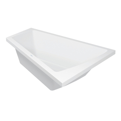 Duravit Paiova Kunststof bad acryl afgeschuind rechts - 170x130x46cm - zonder poten - glans wit 0297536