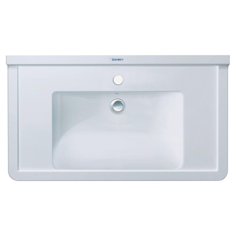 Duravit Starck 3 Philippe Starck - 3 meubelwastafel - 85x48.5cm - met wondergliss - wit 0314102