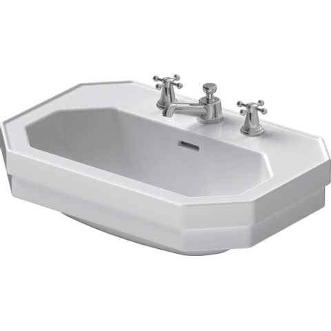 Duravit Serie 1930 1930wastafel - met 1 kraangat - 60x41cm - wit 0291294