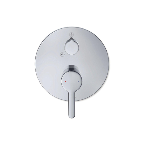 Duravit C.1 1 greeps douchemengkraan - inbouw - 170x77x170mm - hoogglans chroom SW420819