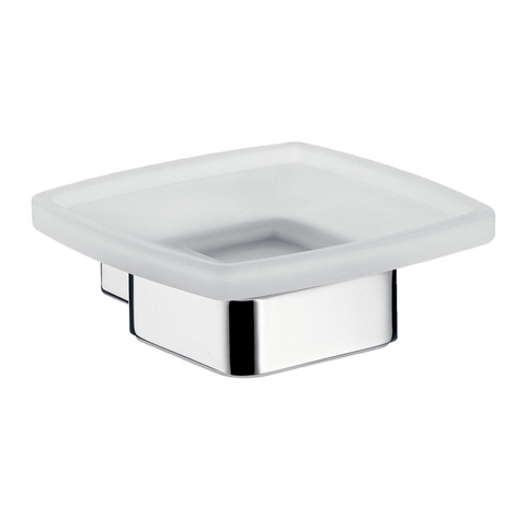 Emco Loft porte-savon mural cristal satiné. emco-acier SW335027