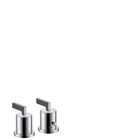 AXOR Citterio set de finition pour mitigeur thermostatique de bord de baignoire 2 trous avec poignées droites 0450279