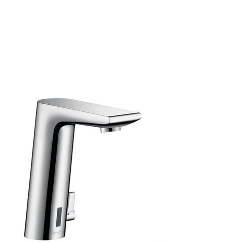 Hansgrohe Metris S Elektr wastafelmengkraan - met temp.greep en batterij - hoogglans chroom 0450572