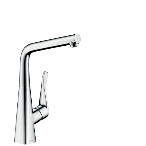 Hansgrohe Metris M71 - 1 greeps keukenmengkraan - 320 - hoogglans chroom SW528961