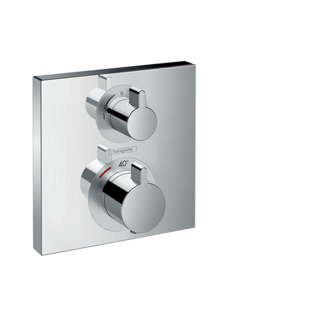 Hansgrohe Ecostat Square - thermostaat - afbouwdeel - voor 1 functie - hoogglans chroom SW528722