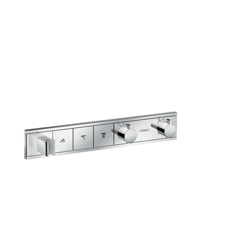 Hansgrohe Rainselect Afbouwdeel - voor inbouw douchekraan - thermostatisch - voor 3 functies - met handdouchehouder - 52.7x90cm - thermostaat - hoogglans chroom SW157087