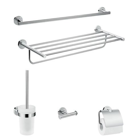 Hansgrohe Logis Universal accessoireset - 5 in 1 - hoogglans chroom SW241775