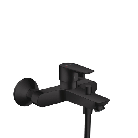 Hansgrohe Talis e Badkraan - met omstel - met koppelingen - thermostaat - mat zwart SW358799