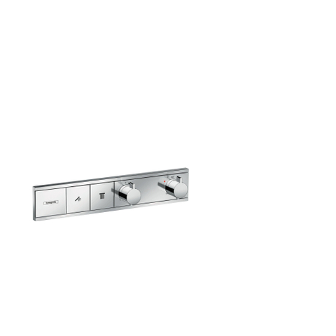 Hansgrohe Rainselect Afbouwdeel - voor inbouw douchekraan - thermostatisch - voor 2 functies - 45.6x90cm - thermostaat - hoogglans chroom SW358767