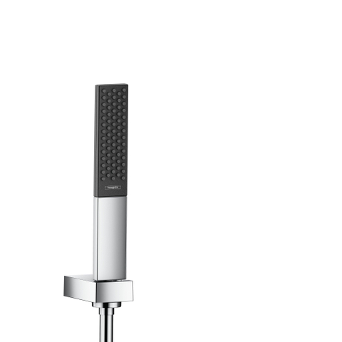 Hansgrohe RainFinity Badset - met PowderRain - 100 - 1jet staaf - handdouche - met wandhouder - met doucheslang - 160cm - hoogglans chroom SW358892