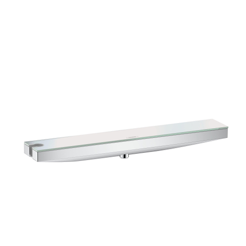 Hansgrohe RainFinity Fixfit Porter - 500 muuraansluiting - met planchet - met douchehouder links - 50.2x8.2cm - hoogglans chroom SW402288
