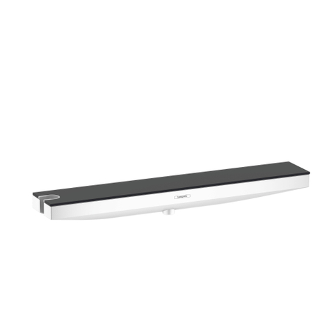 Hansgrohe RainFinity Fixfit Porter - 500 muuraansluiting - met planchet - met douchehouder links - 50.2x8.2cm - mat wit SW358902