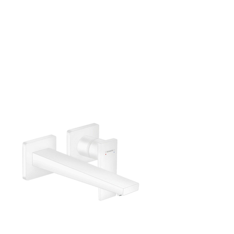 Hansgrohe Metropol afbouwdeel wastafelkraan - voorsprong 22.5cm - met waste - mat wit SW358671