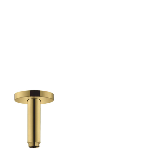 Hansgrohe Plafondbevestiging S - 100 mm - glans goud SW358881
