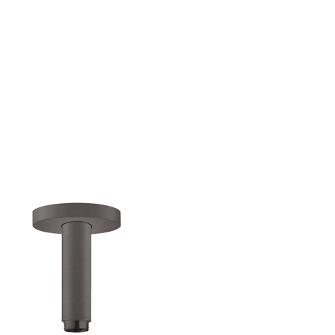 Hansgrohe Plafondbevestiging S - 100 mm - hoogglans zwart chroom SW358878