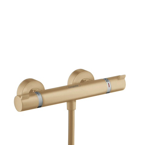 Hansgrohe Ecostat Comfort Douchekraan - thermostatisch - met koppelingen - thermostaat - geborsteld brons SW358654