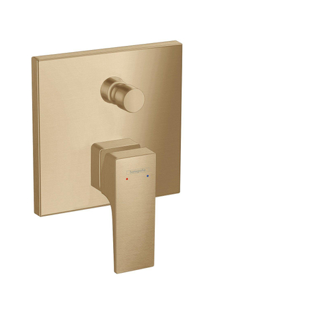 Hansgrohe Metropol 1 greeps badmengkraan - afbouwdeel - met rechte greep en zekerheidsco - met - geborsteld brons SW358694