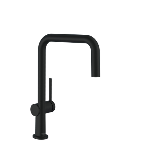 Hansgrohe Talis m54 Eengreeps keukenmengkraan U - 220 - ecosmart - mat zwart SW541816