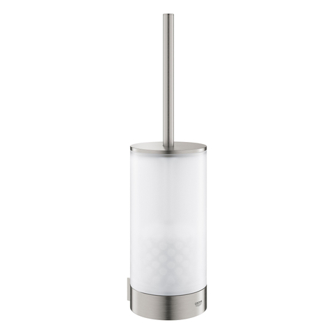 Grohe Selection Toiletborstelhouder - wandmontage - rond - open - Supersteel (RVS) SW444235
