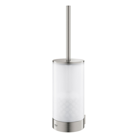 Grohe Selection Toiletborstelhouder - wandmontage - rond - open - Supersteel (RVS) SW444235