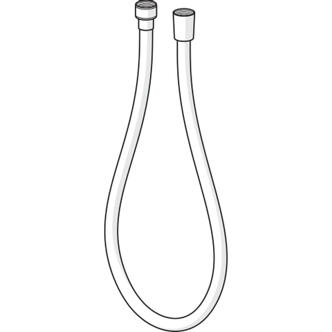 Hansa flexible de douche L175cm 1/2 pouce Chrome brillant SW116489