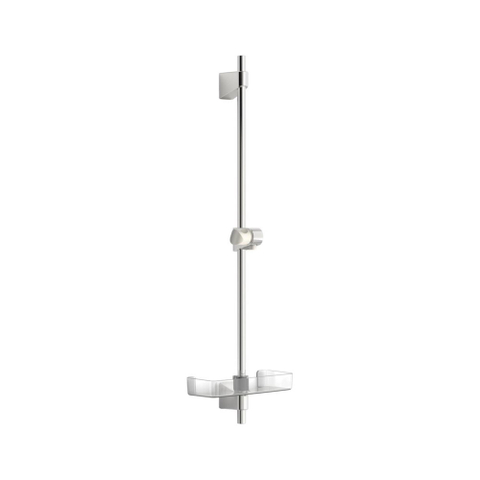 Hansa Hansabasicjet glijstang met houder verstelbaar met zeepschaal 72cm chroom SW94230