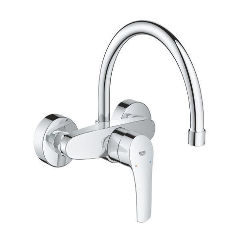 Grohe Eurosmart Keukenkraan - hoog - draaibare uitloop - inbouw - chroom OUTLETSTORE STORE45555