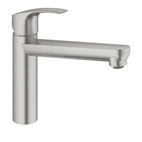 GROHE Eurosmart Mitigeur de cuisine - bec orientable - aspect inox SW536425