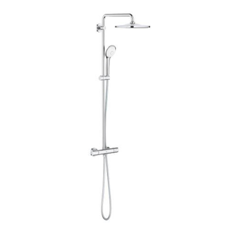 Grohe Euphoria System 310 opbouw regendoucheset – thermostatisch – Ø31 cm hoofddouche – ronde handdouche – chroom SW536497