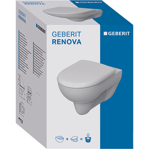 GeberitRenovawandclosetpack incl. zitting35x54cm3-6Lwit SW452135