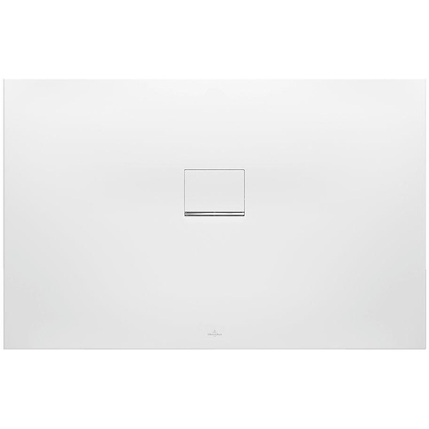 Villeroy & Boch Squaro infinity douchevloer - 130x90x4cm - Stone White (mat wit) SW637901