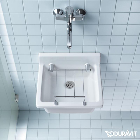 Duravit Duravital Emmerrooster - met bevestigingsset - hoogglans chroom 0291274
