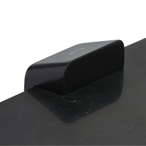 Geesa Shift Support-savon 22cm noir et tablette marbré noir mat SW641478