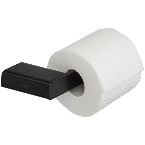 Geesa Shift Porte-rouleau de papier toilette sans couvercle Noir (droit) SW641367