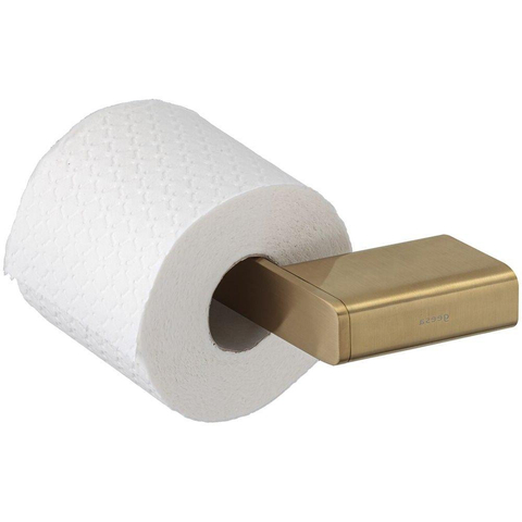 Geesa Shift Toiletrolhouder zonder klep Goud geborsteld (links) SHOWROOMMODEL SHOW21672
