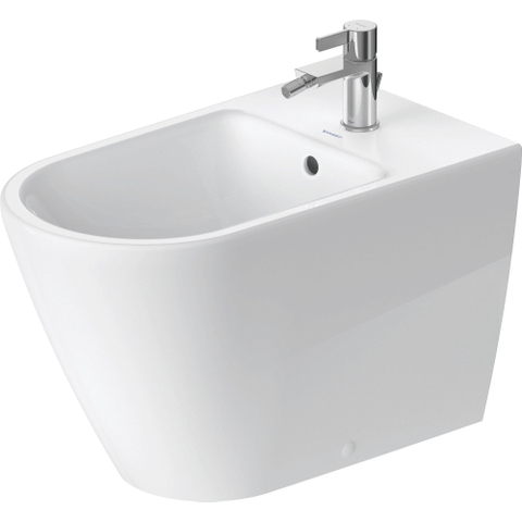 Duravit D-neo Staand bidet - 65x37x40cm - met overloop - wit SW640504