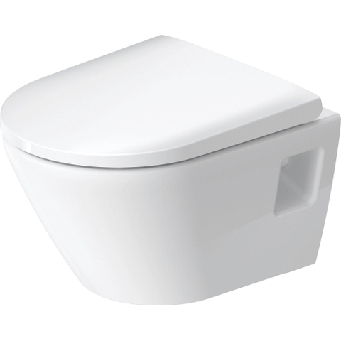 Duravit D-neo Wandcloset - diepspoel - rimless - 37x48x40cm - glans wit SW640515