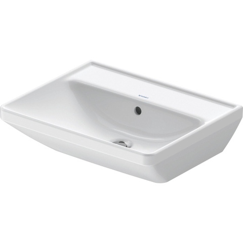 Duravit D-neo Wastafel - 55x44cm - zonder kraangat - met overloop - wit SW640459