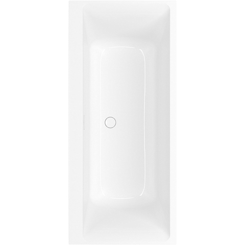 Villeroy & Boch Subway 3.0 kunststof duobad quaryl rechthoekig - 170x75x48cm - met poten - glans wit SW641493