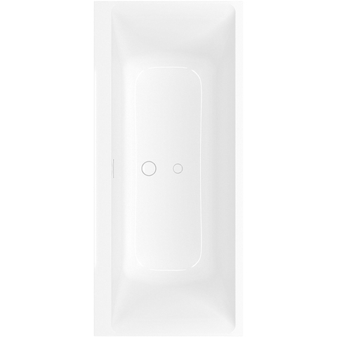 Villeroy & Boch Subway 3.0 bad - 180x80cm rechthoek ingebouwd vulsysteem - Stone White (mat wit) SW641574