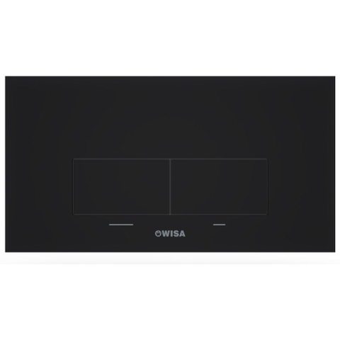 Wisa Kantos Bedieningspaneel Aluminium Mat Zwart SW471459
