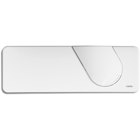 Wisa 2100 Plaque de commande tablette tablette en plastique pour réservoir encastré 2100 interruption de chasse SO blanc 0702048