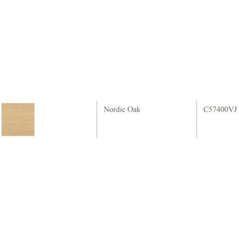 Villeroy & Boch Subway 3.0 wastafelonderbouwkast - met 2 laden - met grepen aluminium glanzend - 77.2x57.6x47.8 - Nordic Oak (hout) SW641582