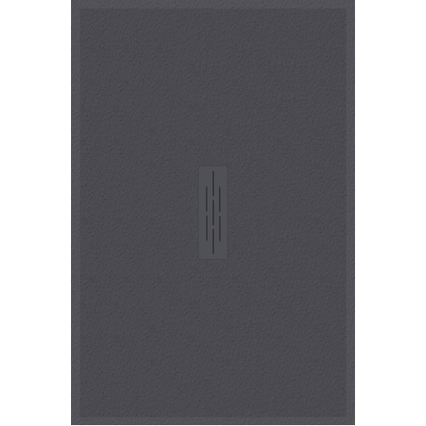 Kinedo Kinemoon style receveur de douche - 90x90cm - à encastrer/à poser - recoupable - composite minéral anthracite SW644588