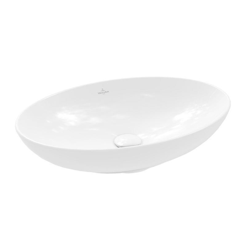 Villeroy & Boch Loop & friends vasque à poser - 56x38cm - avec trop-plein Ceramic+ blanc SW644132