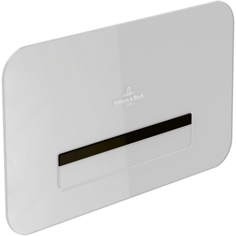 Villeroy & Boch Viconnect bedieningsplaat - 269x161mm infra - Glass White (glans wit) SW644104