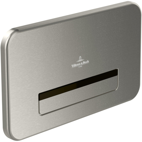 Villeroy & Boch Viconnect bedieningsplaat - 269x161mm infrarood - stainless steel (mat rvs) SW644068