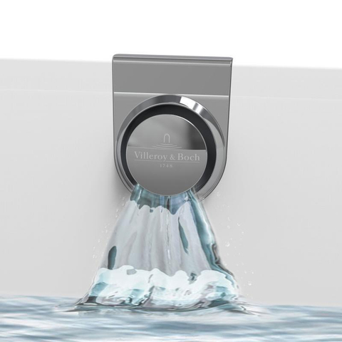 Villeroy & Boch Toebehoren badwaste - met toevoer - voor oberon - 2.0 - Stone White (mat wit) SW693637