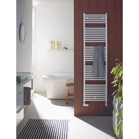 Zehnder Zeno Radiateur sèche-serviettes - 118,4x50cm - 562 watts - Acier - Blanc brillant 7612155